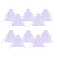 Set 100-200 Túi Lưới Rút Dây Đựng Trang Sức Dành Cho Tiệc Cưới