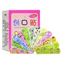 Set 100 băng gâu y tế hoạt hình