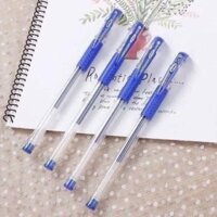 Set 100 cái bút bi xanh, bút bi xanh viết nét siêu đẹp