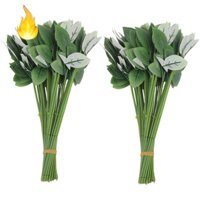 Set 100 cành hoa hồng giả dùng để trang trí nhà cửa / tiệc cưới