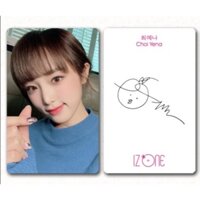 Set 100 card chữ kí Choi Yena - IZONE (IZ*ONE)