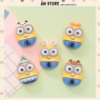 Set 100 Charm,Sticker chủ đề hoạt hình MINION nhựa 3D trang trí Dép Crocs,Decor Diy - Ân Store