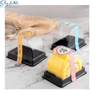 Set 100 Hộp Đựng Bánh Bông Lan A93 - Hộp Gato Cầu Vồng