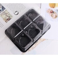 Set 100 Hộp Nhựa Mochi 6 Ngăn FG332