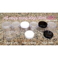 SET 100 HŨ NHỰA TRONG 30ML/30GR