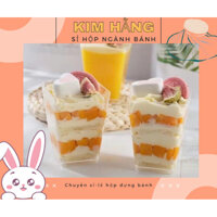 Set 100 ly mica LC-24 đựng bánh mousse , tiramisu , đựng panna cotta  150ml,....