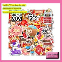 Set 100 Sticker HAPPY NEW YEAR chống nước giá rẻ Gobies ticker - Hình Dán Sticker Chất Liệu Decal  Bán Chạy Năm 2023