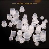 Set 1000 Cốc Nhựa Trong Suốt Đựng Mực Xăm Chuyên Dụng