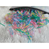 Set 1000 thun buộc tóc sắc màu - Sắc màu