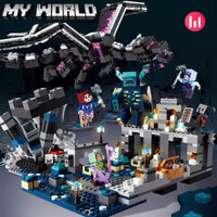 Set 1010 Khối Lắp Ráp Minecraft Đồ Chơi Cho Bé
