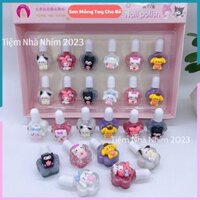 Sét 12-24 lọ Sơn Móng Tay lột Được Sơn Móng Tay Tự Bong Tiện Dụng Cho Bé Gái