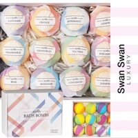 Set 12 Bath Bomb Viên Thả Bồn Tắm Hương Nước Hoa