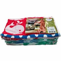 Sét 12 chiếc Khăn tắm Thái Lan chính hãng Frolina 38*76cm Whale7004 - Bền màu, đẹp - Mẫu Halido