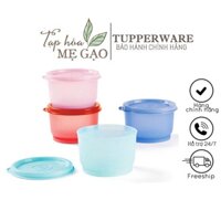 Set 12 hộp đựng sữa chua Tupperware cho bé nhựa nguyên sinh cao cấp
