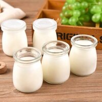Set 12 hũ đựng sữa chua thủy tinh tiện lợi 100ml