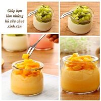 Set 12 hũ thủy tinh làm sữa chua 200ml dáng béo