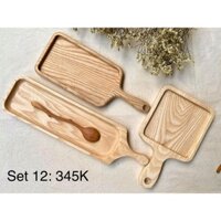 Set 12 Khay gỗ tần bì