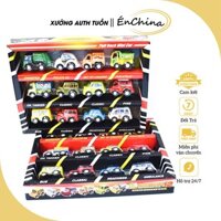 Sét 12 ô tô siêu xe đồ chơi cho bé, ô tô mini đồ chơi chạy bánh đà cho bé tránh xa điện thoại, sáng tạo ÉnChina