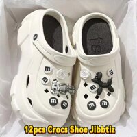 Set 12 Phụ Kiện Hình Giày Crocs Thời Trang