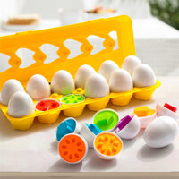 Set 12 Quả Trứng Đồ Chơi Thông Minh 3D Cho Bé