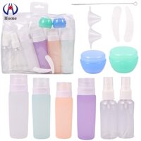 Set 14 Chai Silicone 3oz Chống Rò Rỉ Có Thể Tái Sử Dụng Để Đựng Đồ Đi Du Lịch / Mua Sắm Tkc0512