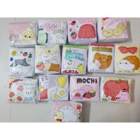Set 14 squishy giấy bánh kẹo chậm tăng