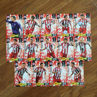 Set 14 thẻ cầu thủ bóng đá Bayern Munich cúp C1 chính hãng Panini