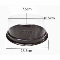 Set 150 hộp oval nhỏ đựng bánh bò thốt nốt, flan gato, bánh bông lan,…[F71]