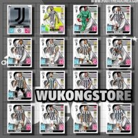Set 16 thẻ cầu thủ Juventus match attax 2021/22 size poca