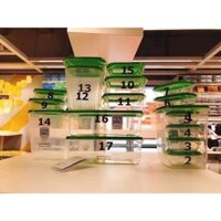 SET 17 HỘP NHỰA IKEA THÁI LAN