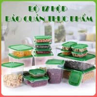 Set 17 hộp nhựa tủ lạnh cao cấp bảo quản đồ ăn-Hộp đựng thực phẩm