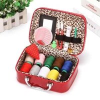 Set 17 Món Kim Chỉ May Vá, Cốp Kim Chỉ May Cứu Cánh Mọi Lúc, Hộp Đựng Kim Chỉ Nhỏ Gọn Dễ Mang Theo