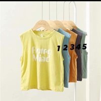 Set 2 áo ba lỗ bé trai