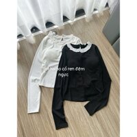 SET 2 ÁO THUN DT CỔ REN ĐỆM NGỰC