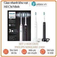 Set 2 bàn chải điện philips sonicare 2300