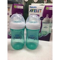 set 2 bình avent xanh lá 260ml