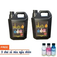 Set 2 bình Nước Giặt Paris Thái Lan 5 lít hương nước hoa (5in1)TẶNG 3 chai nước xả nhiều hương