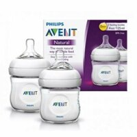 set 2 bình sữa philips Avent 125ml