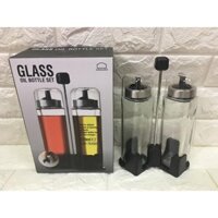 SET 2 BÌNH THỦY TINH GIA VỊ KÈM KHAY ĐỰNG LOCK & LOCK LLG701
