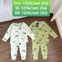 SET 2 BỘ CÁ SẤU KHỦNG LONG XANH BÉ TRAI