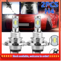 Set 2 Bóng Đèn Pha led Siêu Sáng 6000k h4 9003 hb2 6000k Dành Cho Ô Tô