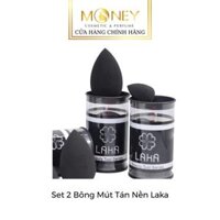 Set 2 Bông Mút Tán Nền Laka