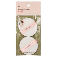 Set 2 Bông Phấn The Face Shop Daily Beauty Tools Face It Round Flocked Puff