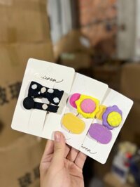 Set 2 cái kẹp tóc mái mẫu ngẫu nhiên (Kiện 300 cái)