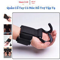 Set 2 Cái Quấn Cổ Tay Có Móc Treo - Hỗ Trợ Tập Xà Nâng Tạ Đa Năng Tiện Lợi Tại Nhà - Dây Đai Hỗ Trợ Tập Xà Đơn Xà Kép
