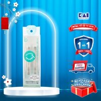 Set 2 Cây Nhíp Nhổ Lông Mày Làm Từ Thép Không Gỉ Kai 74959 HK0421