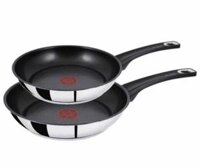 Set 2 Chảo Chống Dính Tefal Jamie Oliver Titanium 20cm/26cm