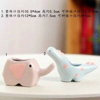 set 2 chậu động vật/ chậu cây mini