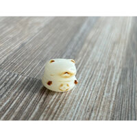 set 2 chiếc Charm mèo hạt Bồ đề