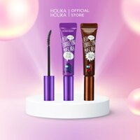 Set 2 chiếc mascara không trôi, làm dày và cong mi kèm tẩy trang chuyên dụng Holika Holika Lash Correcting